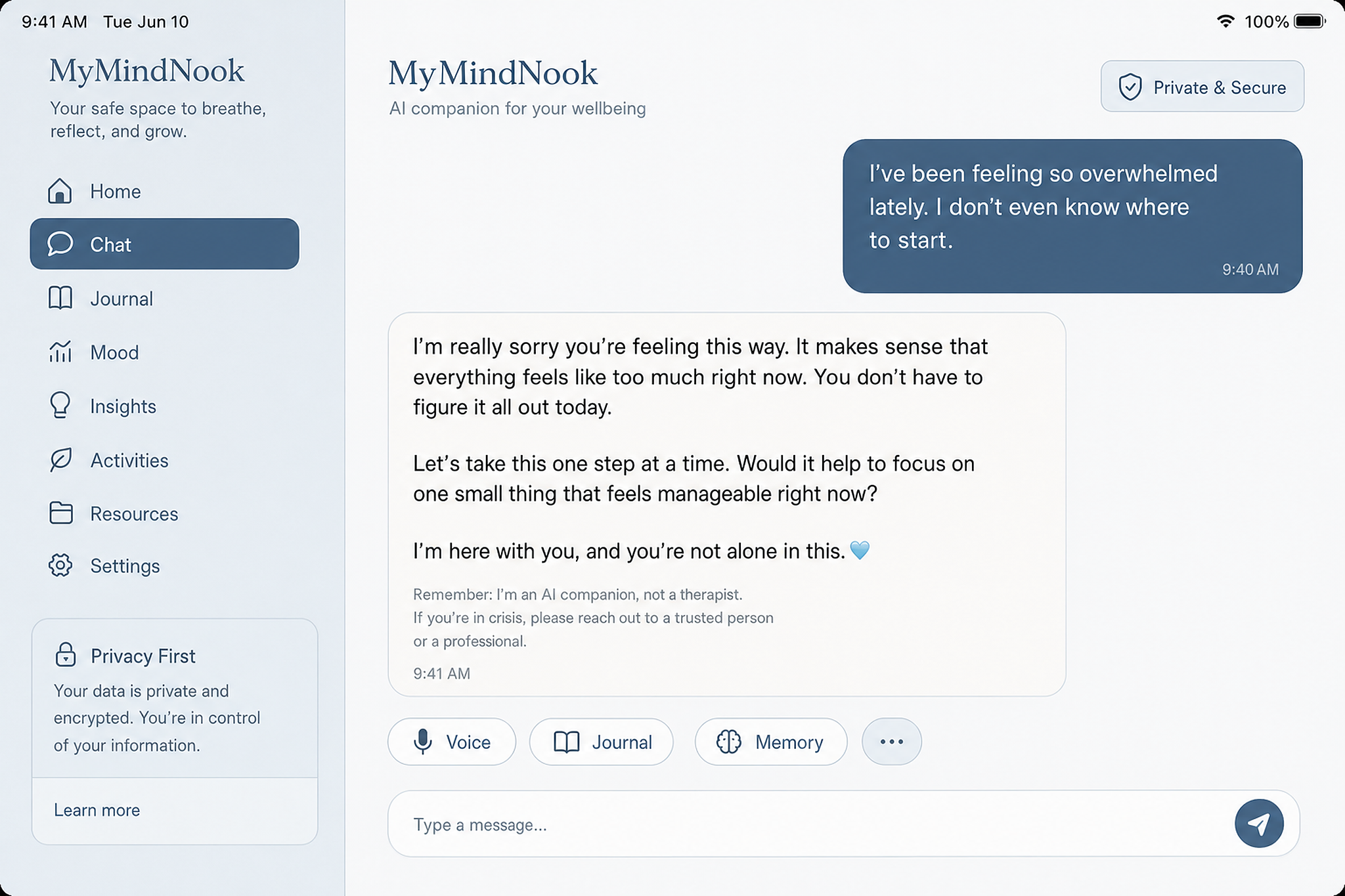 MyMindNook preview